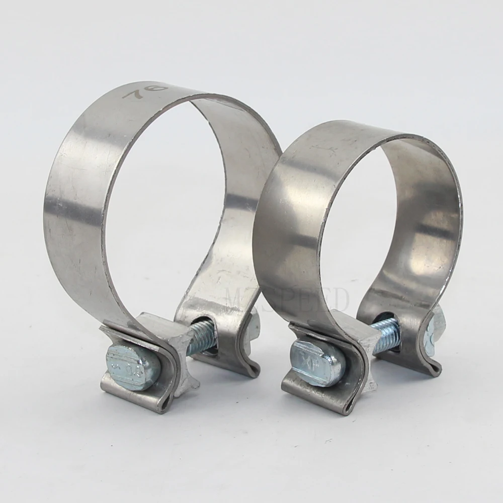 car Accessories Stainless steel Universal exhaust pipe connection hoop Strong steel pipe clamp