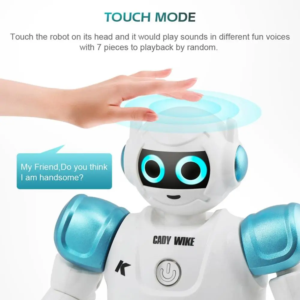 Children's Educational toys Remote Control Robot Touch Sensing Smart Robot Smart Obstacle avoidance Singing Dancing RC Robot Toy