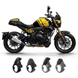Customized For VOGE 500AC Motorcycle Round ABS Plastic Screen Headlight Fairing Windshield Cover