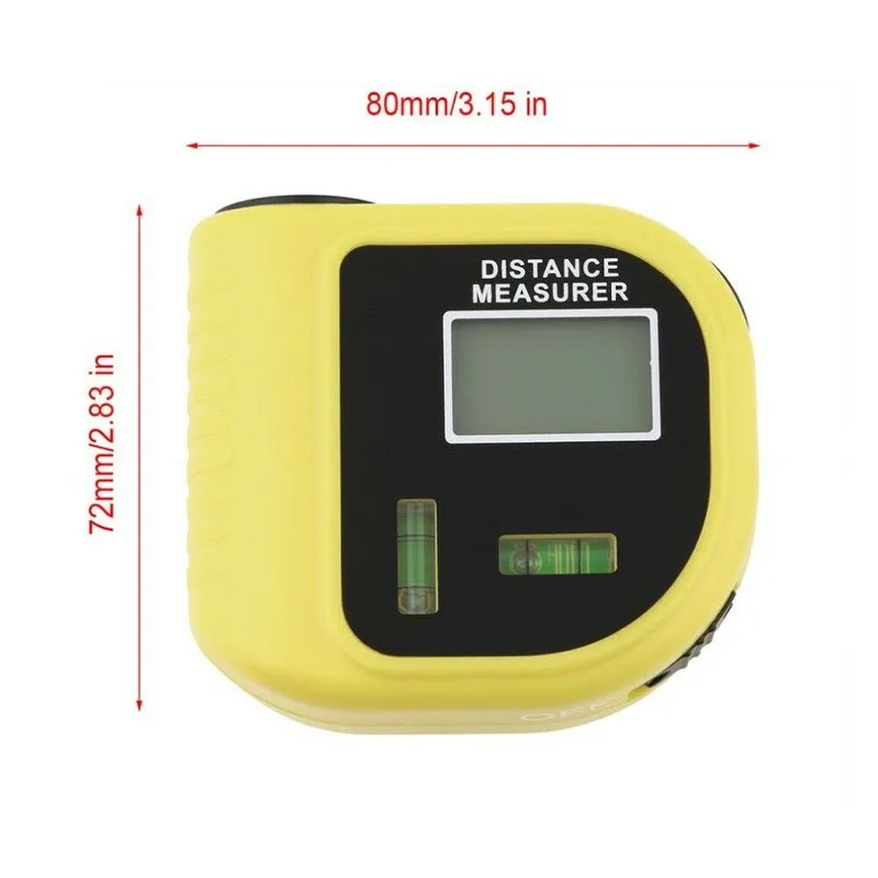 Handheld CP-3010 18M Laser Pointer Rangefinders Ultrasonic Distance Meter Measurer Tape CP3010 Digital Range Finder Telemeter