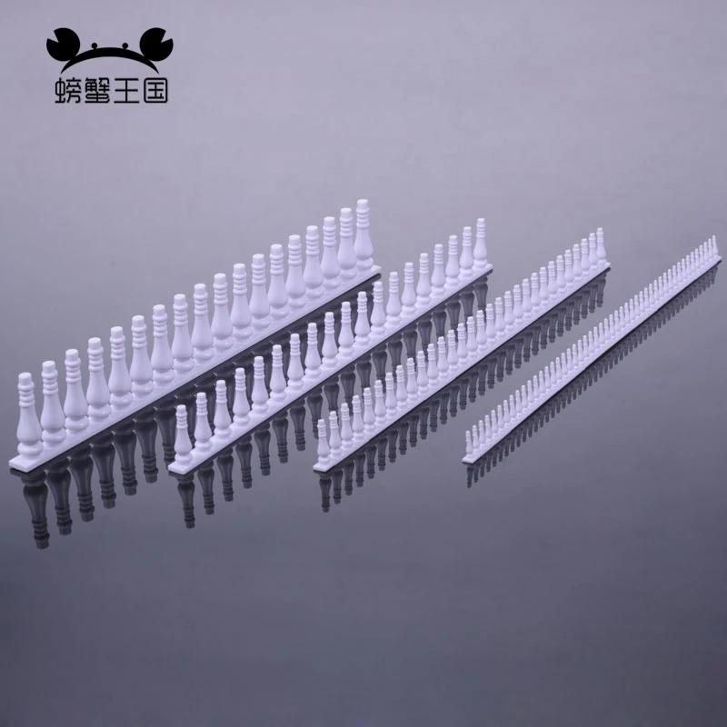 5pcs Miniature Garden Fence for Model Scenery 1/25 1/50 1/75 1/100 scale Model Train Railway Accessories Model Building kits