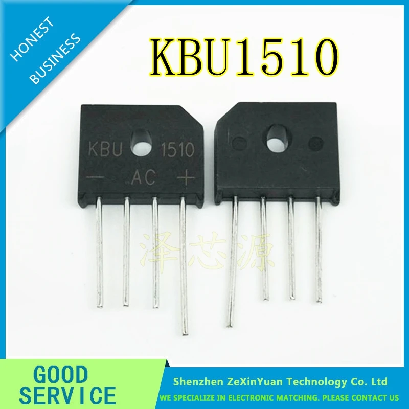 5 قطعة/الوحدة ديود جسر retifica KBU1510 DIP KBU-1510 15A 1000 فولت ponte retificador إليكترونيكا مكونات KBU 1510