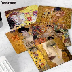 YNDFCNB  the kiss Gustav Klimt art painting Office Mice Gamer Soft Mouse Pad Rubber PC Computer Gaming mouse pad