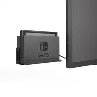 Soporte de pared Monzlteck para Nintendo Switch Original y OLED, cerca o detrás de la TV, accesorios para juegos, soporte de muelle, Metal