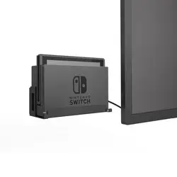 Monzlteck Wall Mount For Nintend Switch Original And OLED ,Near or Behind TV,Gaming Accessories,Dock Holder,Metal