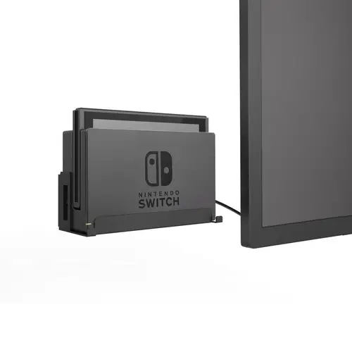 Imagen 1 del producto Soporte de pared Monzlteck para Nintendo Switch Original y OLED, cerca o detrás de la TV, accesorios para juegos, soporte de muelle, Metal