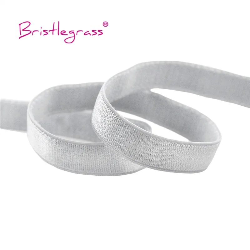 BRISTLEGRASS 2 5 10 Yard 3/8" 10 mm glänzender Nylon-BH-Träger, elastisches Spandex-Satinband, Schulterband, Unterwäsche, Dessous, Nähbesatz – Detail 27