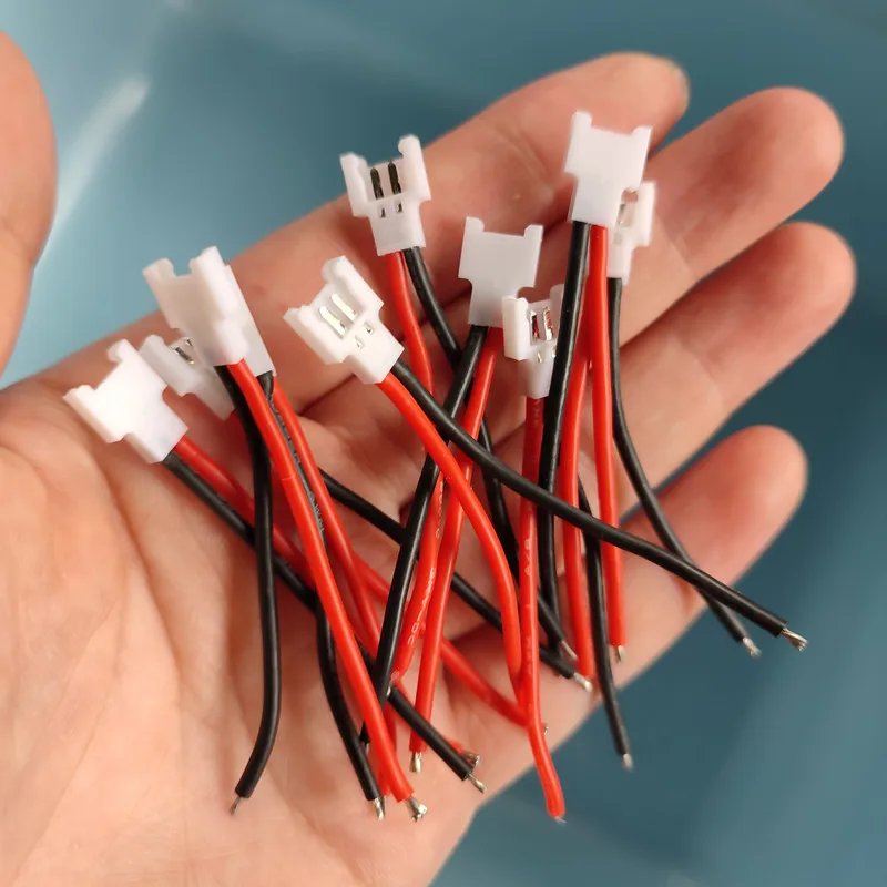 10 Pcs 1S Lipo Battery Balance Charger Switch Wiring Cable XH 2.0mm Pitch Plug Female For indoor drone syma X5C hubsan x4