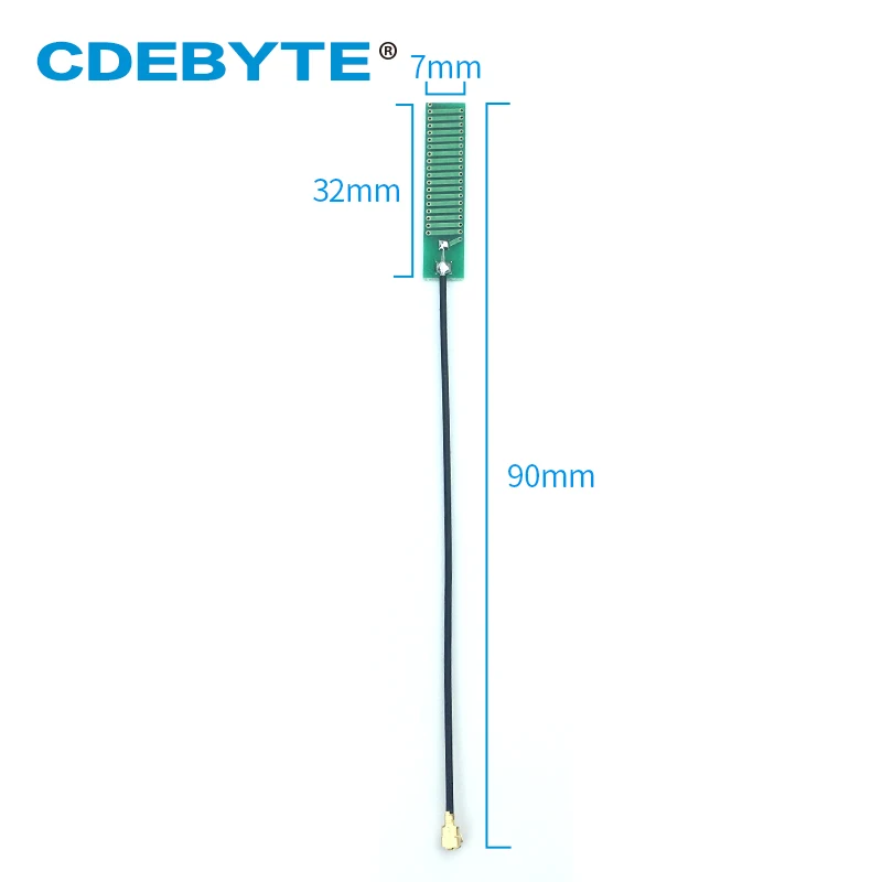 Antenne Wifi omnidirectionnelle 2dbi 433MHz, 10 pièces/lot, PCB, Interface interne IPEX