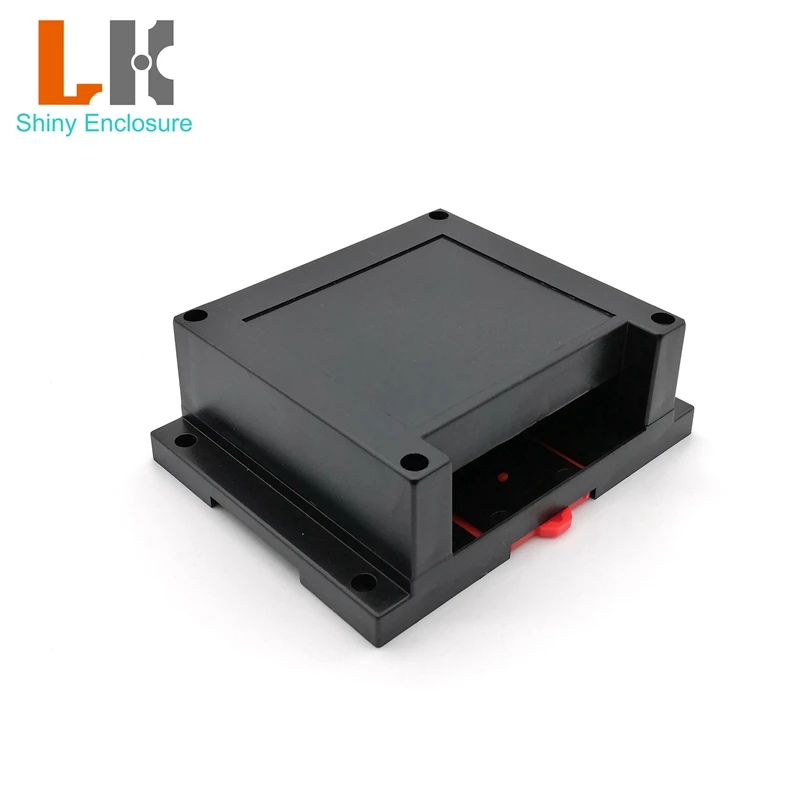 LK-PLC02 Industriële Plastic Instrument Din Rail Shell Plc Behuizing Box Case 115x90x40mm