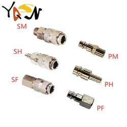 1PC Europäischen Standard EU Euro Typ Pneumatische Fitting Schnell Kupplung Stecker Koppler Für Luft Kompressor Adapter