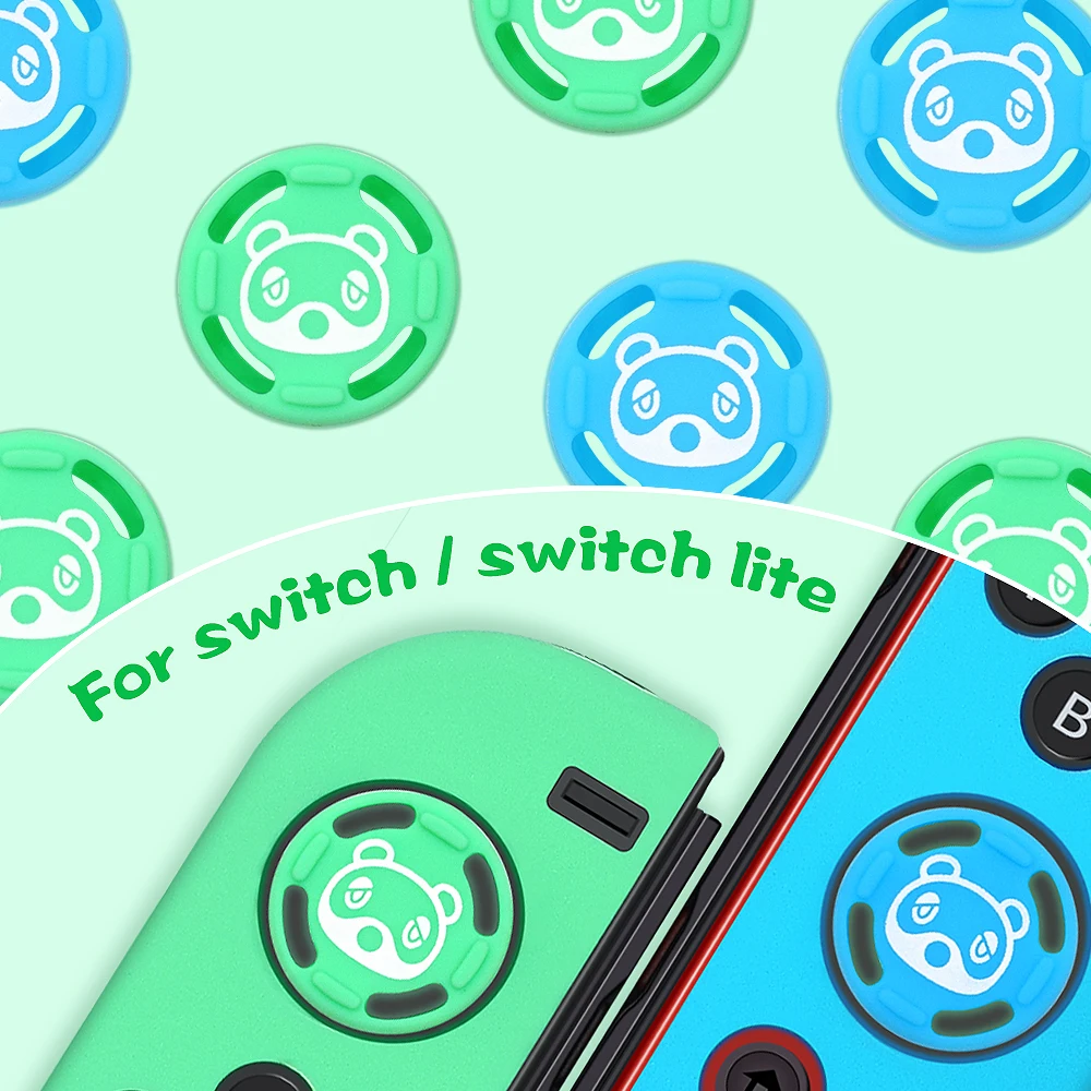 Capuchons de protection analogiques en caoutchouc pour nintendo Switch Lite, housse de protection pour Joystick, poignées pour manette Joy-cons