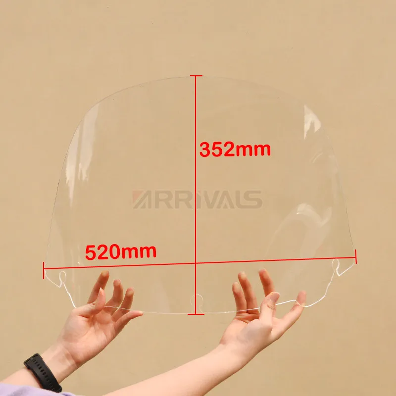 Motorcycle 13 Inch Transparent Windscreen Windscherm Windshield For Harley Touring Street Glide Electra Ultra Classic 1996-2013