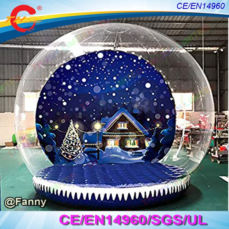 

Giant Snow Globe for Christmas Decoration, Photo Snow Globe Inflatable,Commercial Quality Human Sized Snow Globe