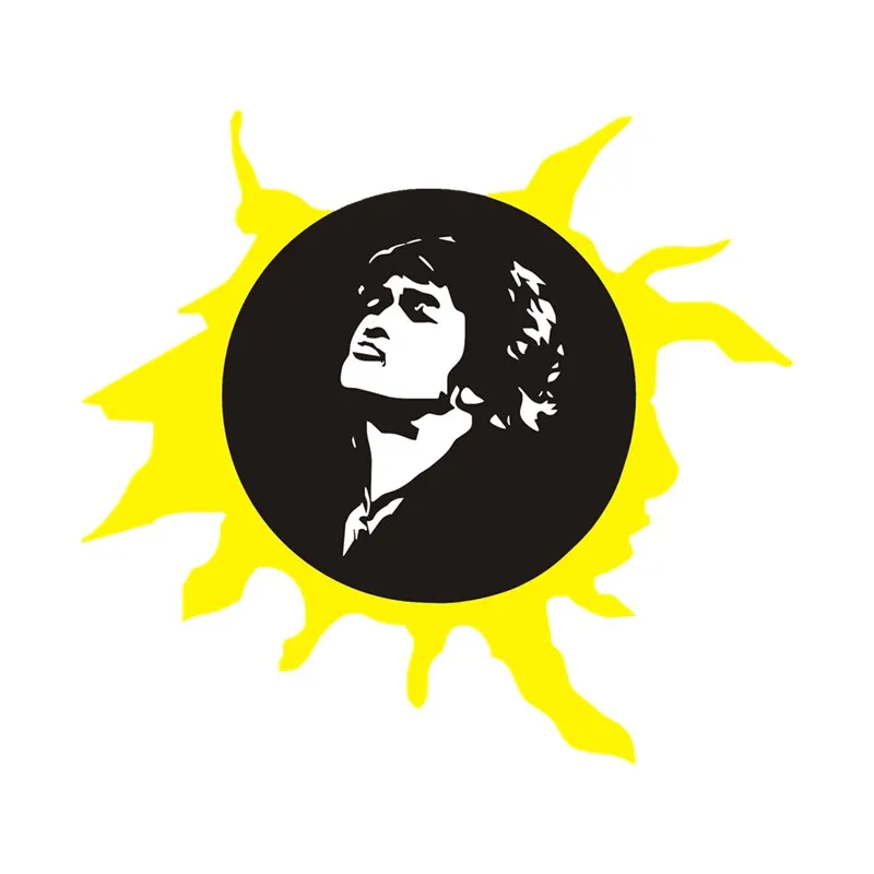 KCS066 15x14cm Viktor Tsoi Kino car sticker PVC coloful Decals Motorcycle Accessories sticker