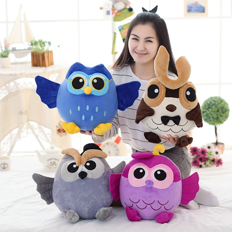 New Arrive 25-50cm Super Cute Animal Owl Plush Toy  Comfort Room Decoration Party Gift