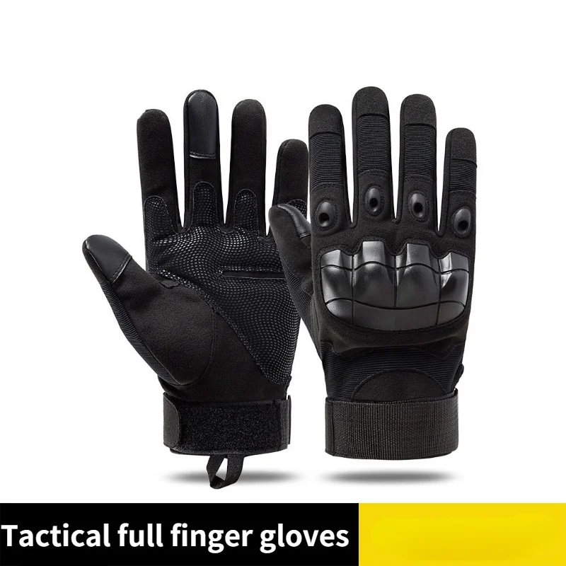 Outdoor Sports Riding Gloves Male Finger Tactical Gloves Special Forces Anti-skid, Anti-puncture, Wear-Resistant, Fitness, 2Pcs