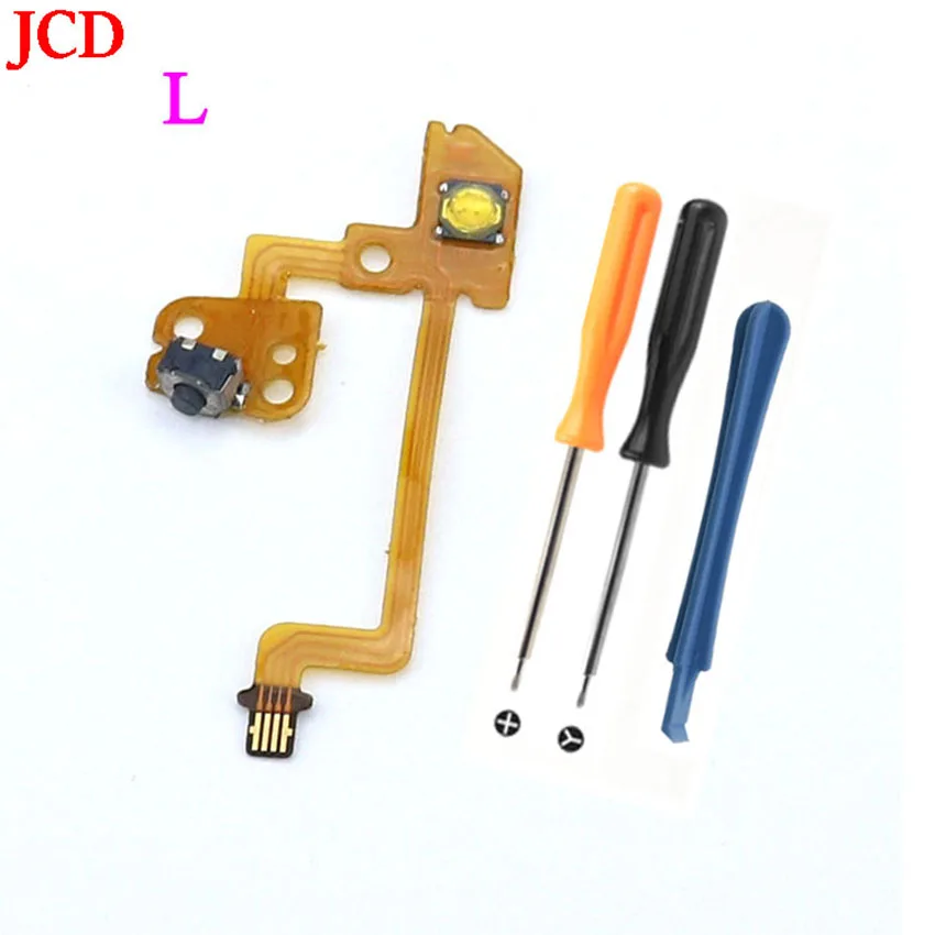 JCD 1 Set For Joy-Con Replacement ZL ZR L SL SR On Off Volume Button Key Cable For Switch NS JoyCon Controller , SD Slot,Tool