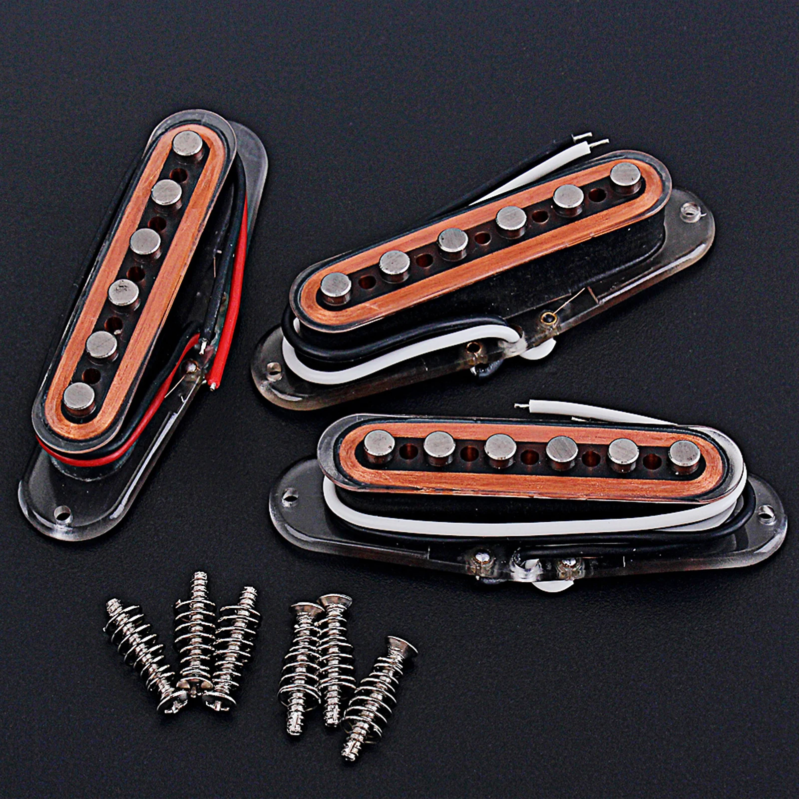 3x SSS Single Coil Pickup with Magnets Vintage Tone Alnico V Single Coil Pickups Set  for ST 6 String Eletric Guitar