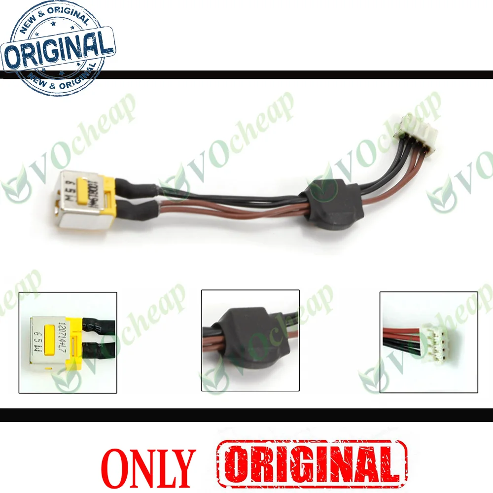 New Notebook Laptop DC Power Jack for Acer Aspire 5520 5710 5715 5720 7520 7720 5315 5320 (65W) with cable PJ060 50.AHH02.001