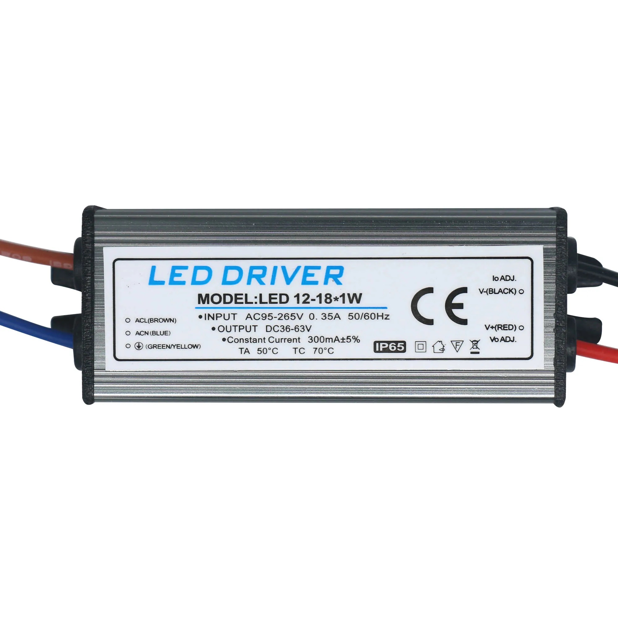 led impermeavel power supply driver tensao atual constante transformadores de iluminacao para lampada led 13w 47w 812w 25 36w 300ma 01