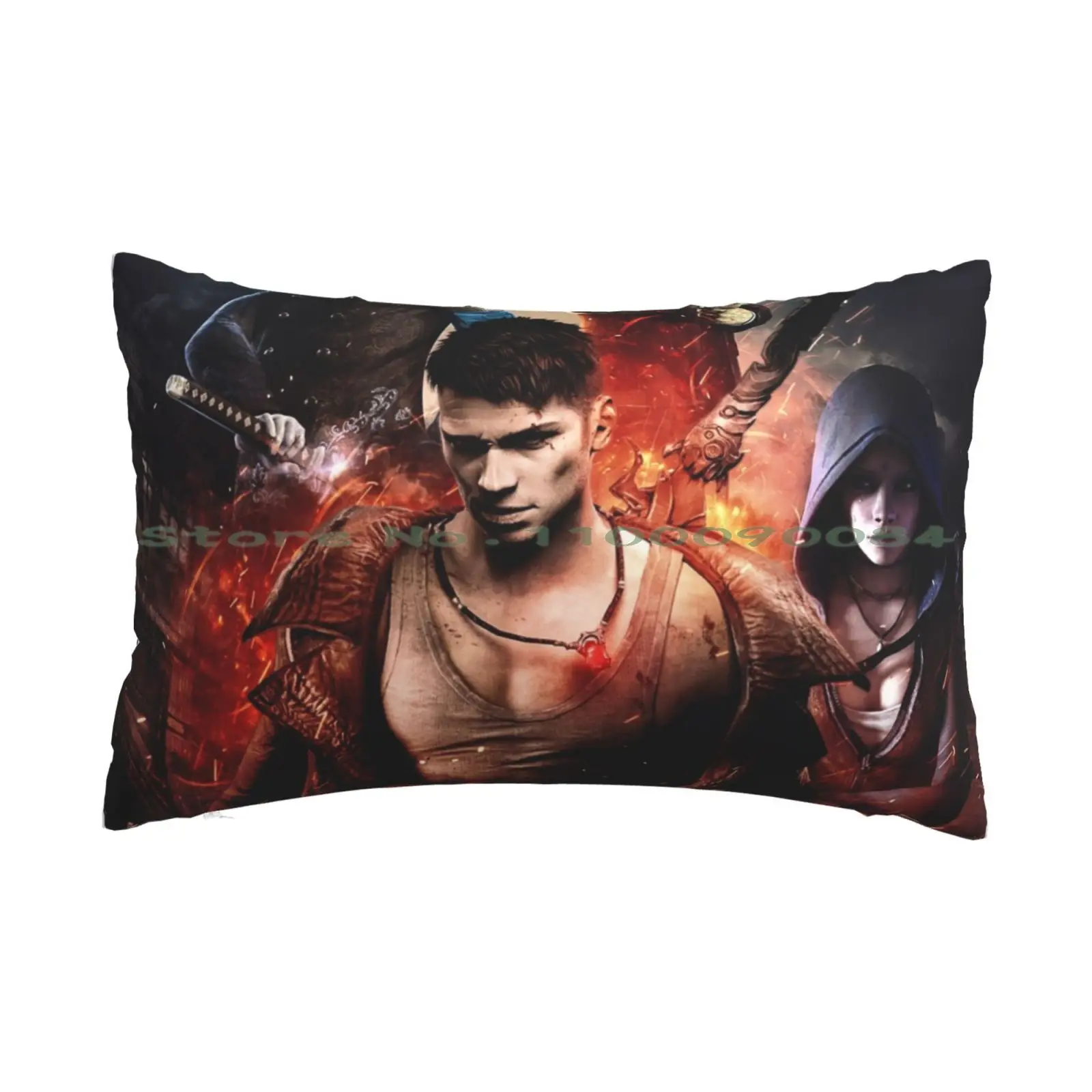 Dmc Ultimate Poster Pillow Case 20x30 50*75 Sofa Bedroom Dmc Dmc Mundus Vergil Dante Kat Long Rectangle Pillowcover Home