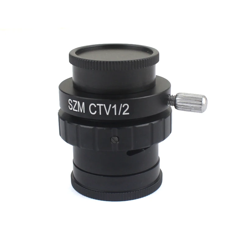 0.3X 0.5X C mount Lens Adapter SZMCTV 1/2 1/3 1X Adapter For Simul Focal Trinocular Stereo Microscope HDMI VGA USB Video Camera