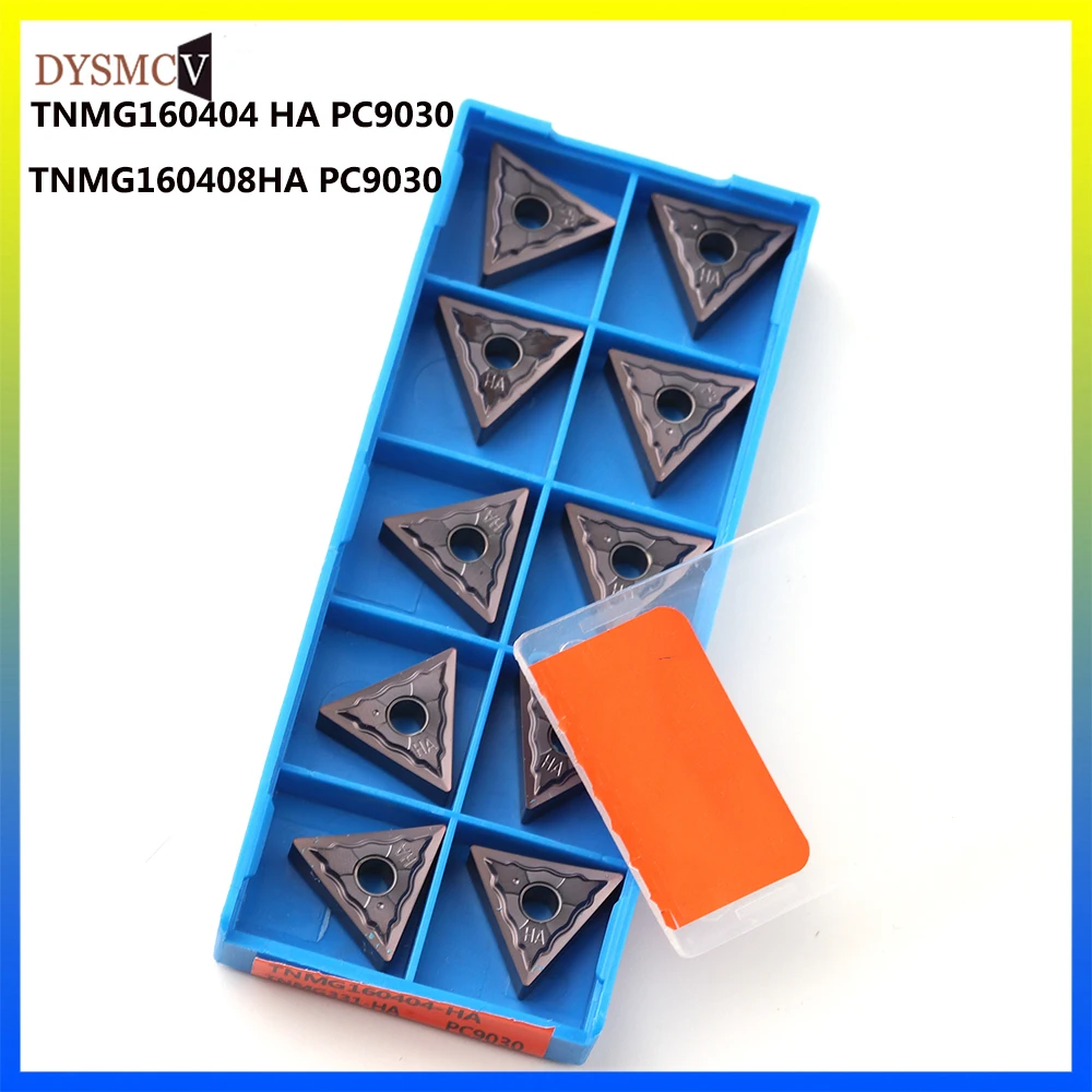 100% Original TNMG160404 TNMG160408 HA PC9030 ภายนอกเครื่องมือคาร์ไบด์ใบมีดสำหรับ TNMG 160404/08 เครื่องมือ