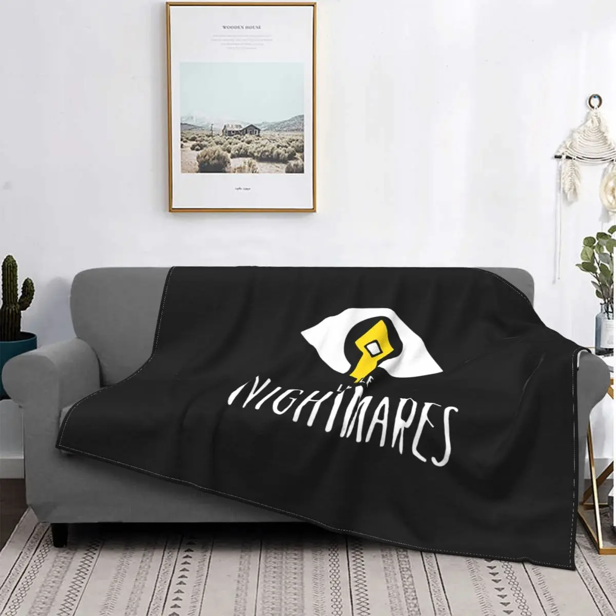 

Game Little Nightmare Blankets Fleece Decoration Ultra-Soft Throw Blankets for Bedding Bedroom Plush Thin Quilt