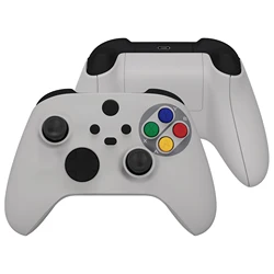 eXtremeRate Full Set Shell Buttons for Xbox Core Wireless Controller, Side Rails Grips Front Back Plate Cover - Classic Styles