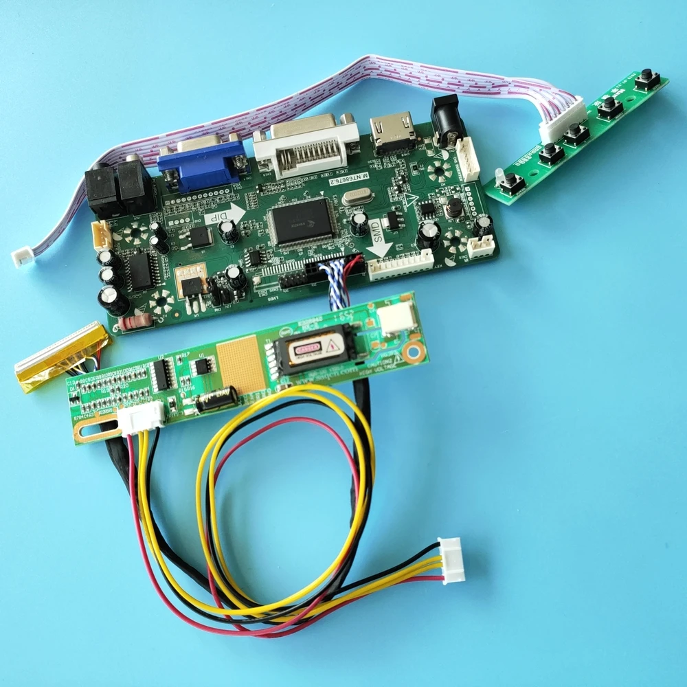 Imagem -01 - Kit para Ltn141x8 L02 Ltn141x8 14.1 Placa Controladora Lâmpada Driver Dvi Hdmi-painel de Exibição Compatível 1024x768 20pin Sinal Vga kit para ltn141x8 l02 ltn141x8 141 placa controladora lampada driver dvi hdmi painel de exibicao compativel 1024x768 20pin sinal vga 01