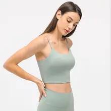 Women Padded Sports Crop Top #5