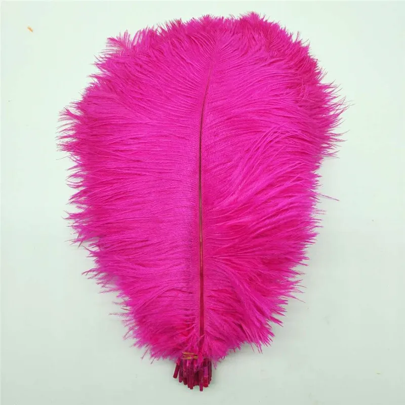 35-40 CM High Quality Ostrich Feathers For Crafts Hotel Party Wedding Decoration Plumes White Black Feather Ostrich Pluma