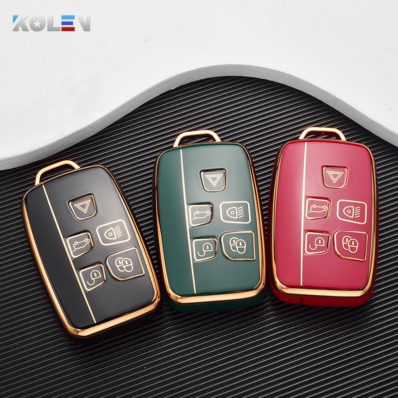 TPU Car Remote Key Case Cover Shell For Land Rover Range Rover Sport Evoque Freelander Velar Discovery 4 Jaguar XE XJ XF Guitar