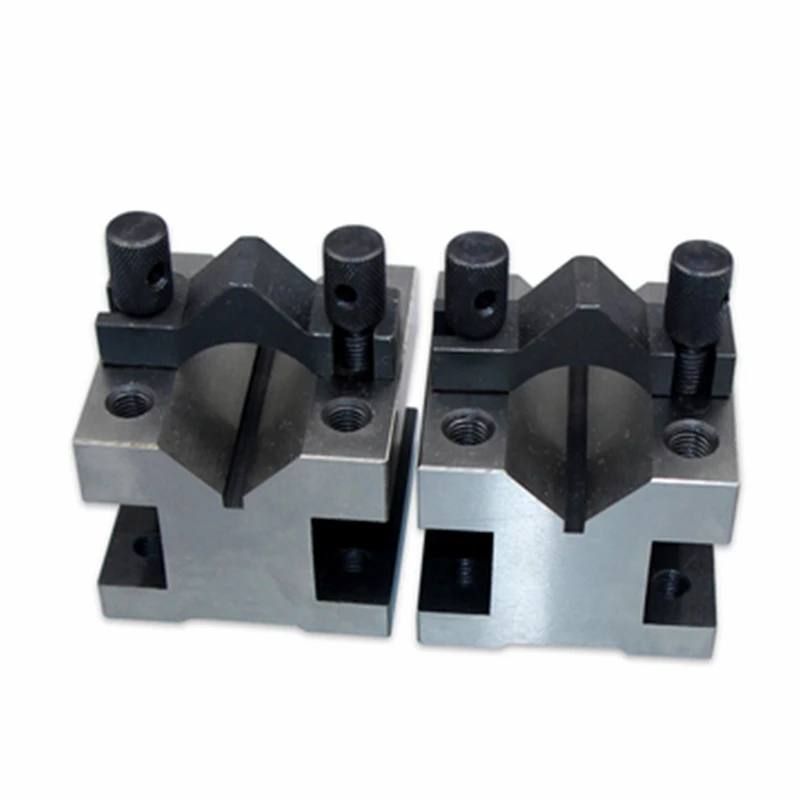 V shape iron block with high precision 35x35 / 60x60 / 105x105 high quality steel piece V shaped frame measuring tool