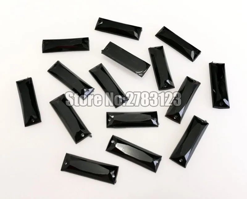 Big Bag Groothandel 8x24mm7x21mm5x15mm5x10mm Rechte Strip Shape Acryl Plaksteen Naaien Strass Diy Kleding Ambachten