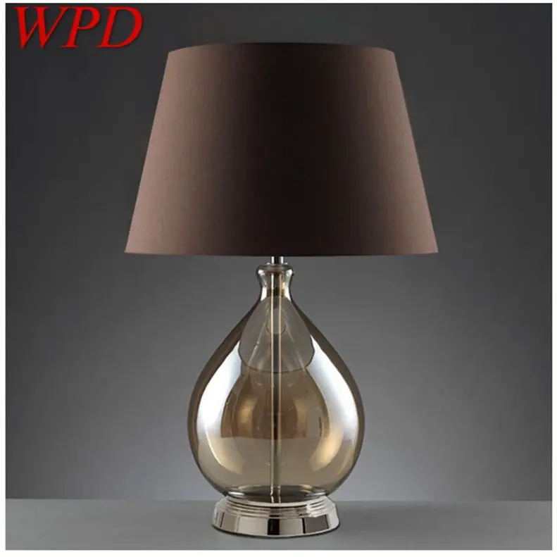 

WPD Postmodern Black Table Lamp Creative LED Decorative Desk Lighting for Home Bedside