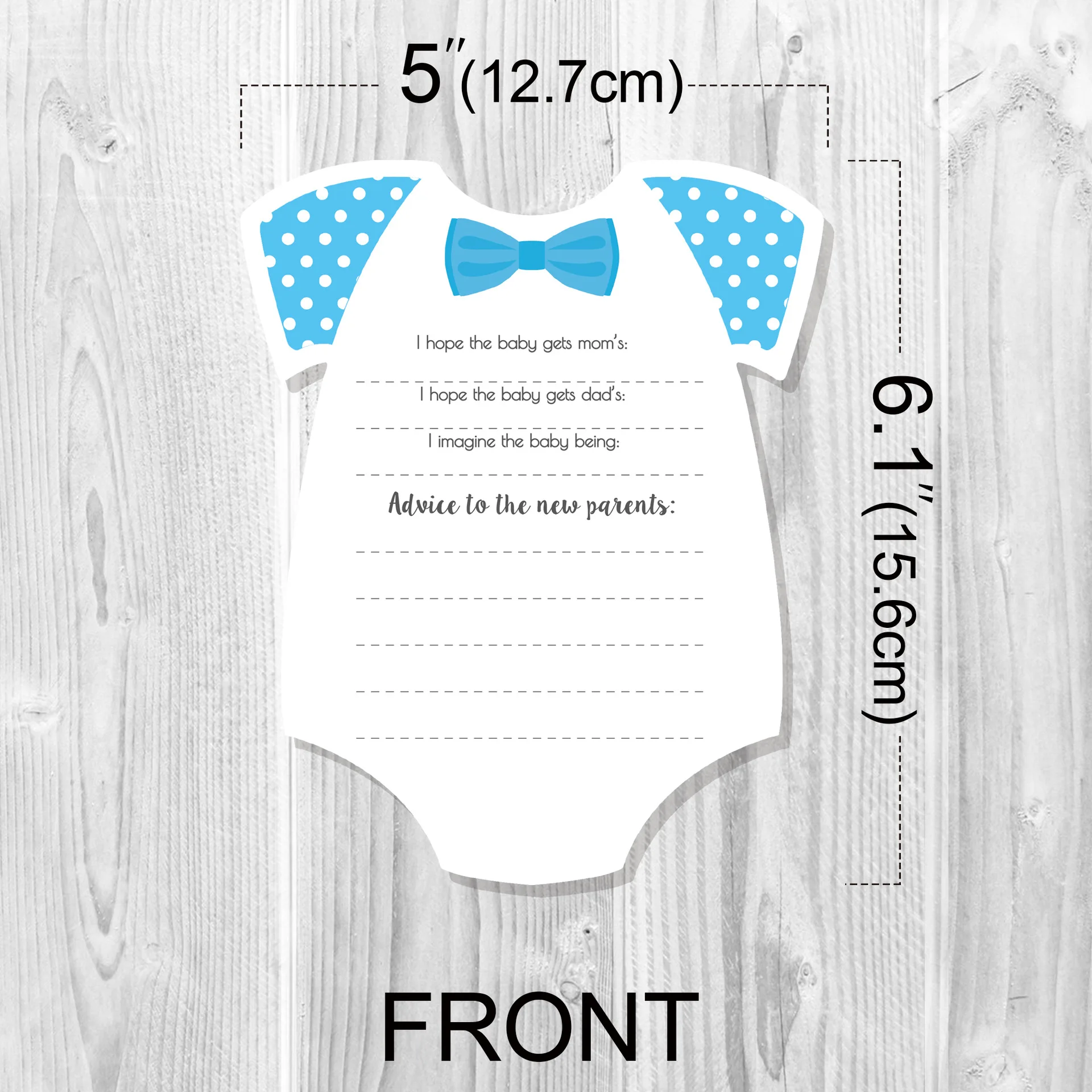 Gender Reveal Party Prediction Card Birthday Party Game Cards Baby Shower Party Decoration Supplies