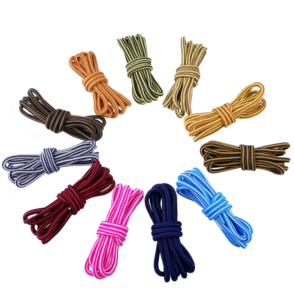 120 - 160 CM Long Striped Boot Shoe laces Strings Polyester Shoelaces Fashion Shoestrings