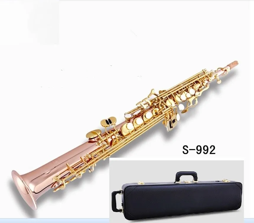 

SYLZKR Custom brand S-992 Best quality Phosphorus copper Bb Soprano saxophone professional mouthpiece & case