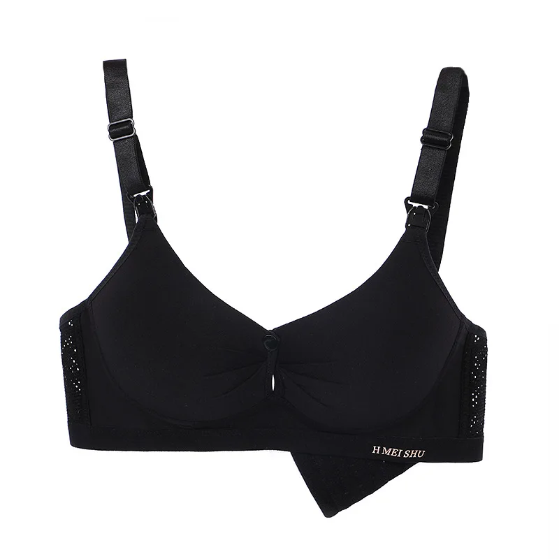 Soutien-gorge d'allaitement pour femmes enceintes, sous-vêtements, vêtements de grossesse, sans fil avant