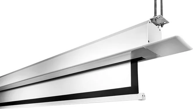 THMFGH 80-150 "In-Decke Montiert Elektrische/Motorisierte Projektion/Projektor Bildschirm mit Fiberglas matte weiß für Heimkino – Detail 16