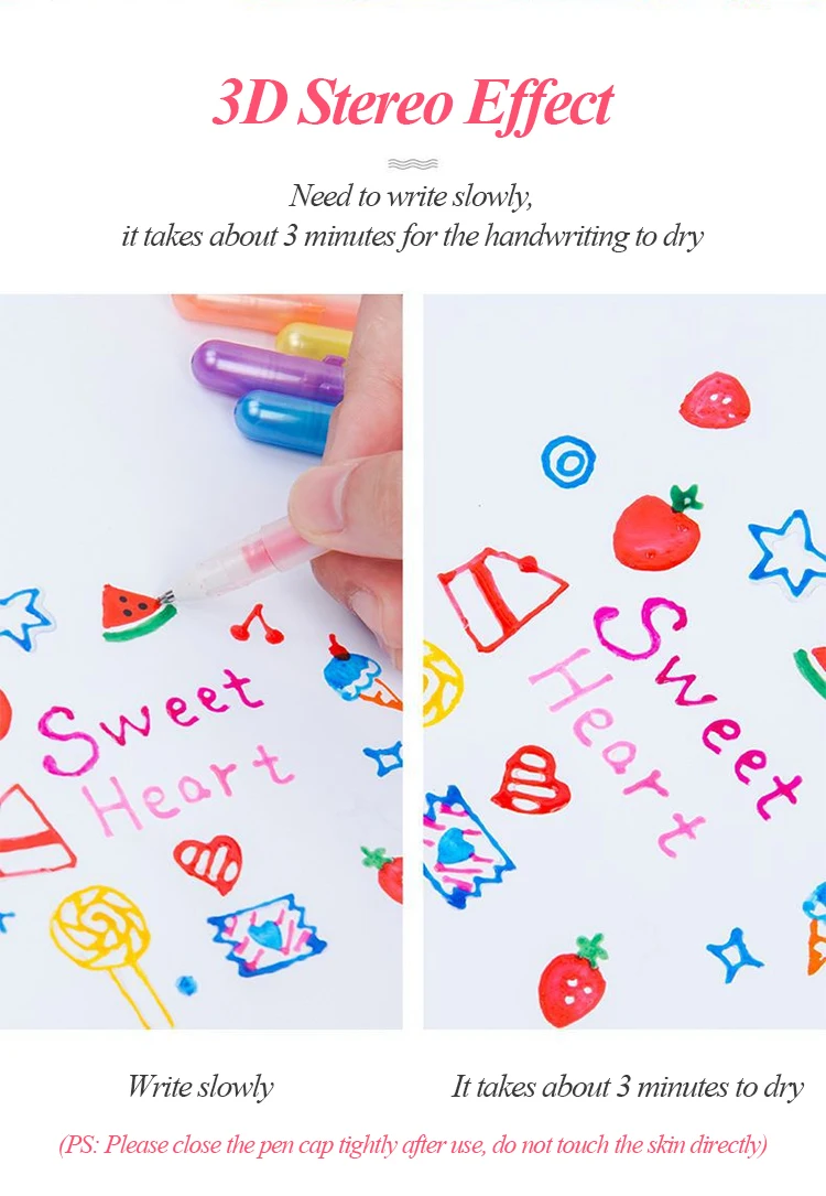 3 Stück SAKURA Gelly Roll Gelschreiber Highlight Marker für Journaling, Kunst, Zeichnen, klassische weiße Tinte, verschiedene Spitzen, fein, mittel, kräftig – Detail 2