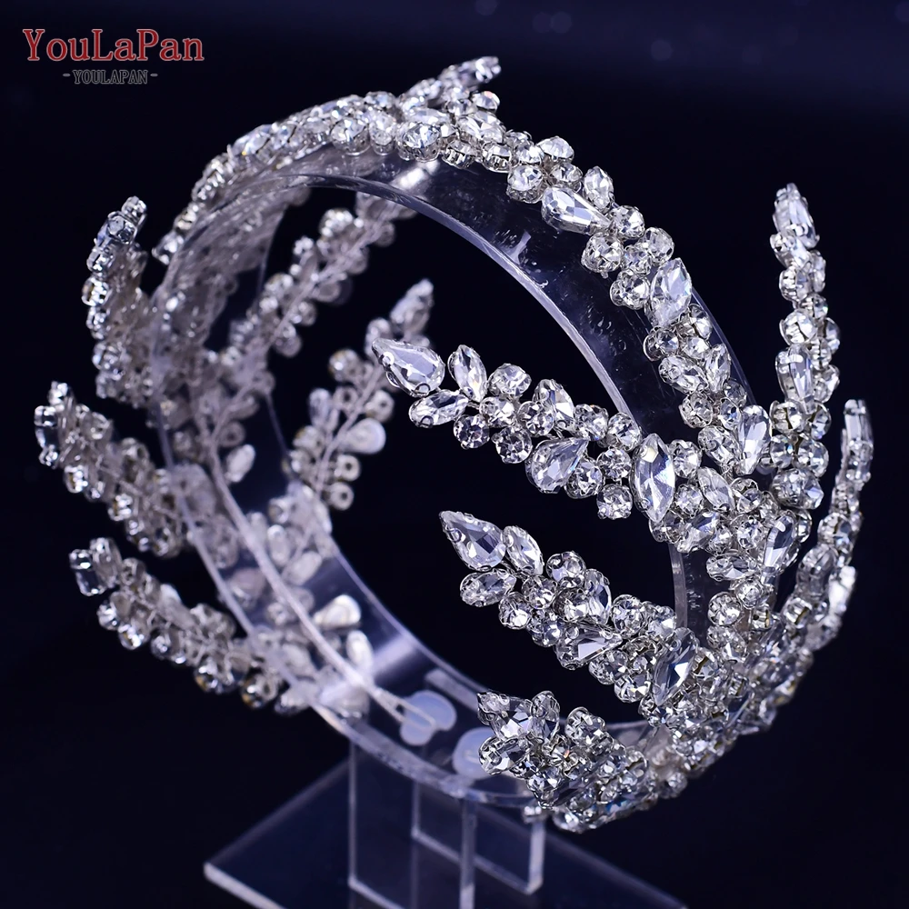 YouLaPan HP425 Crystal Bridal Headband Princess Tiara Wedding Hair Accessories Bride Headpiece Hair Ornaments Woman Headdress