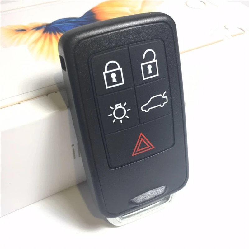 Car Semi Keyless Remote Key 433Mhz with ID46 Chip for Volvo XC60 XC70 S60 S80 V60 Car Smart Remote Key with Key Blade