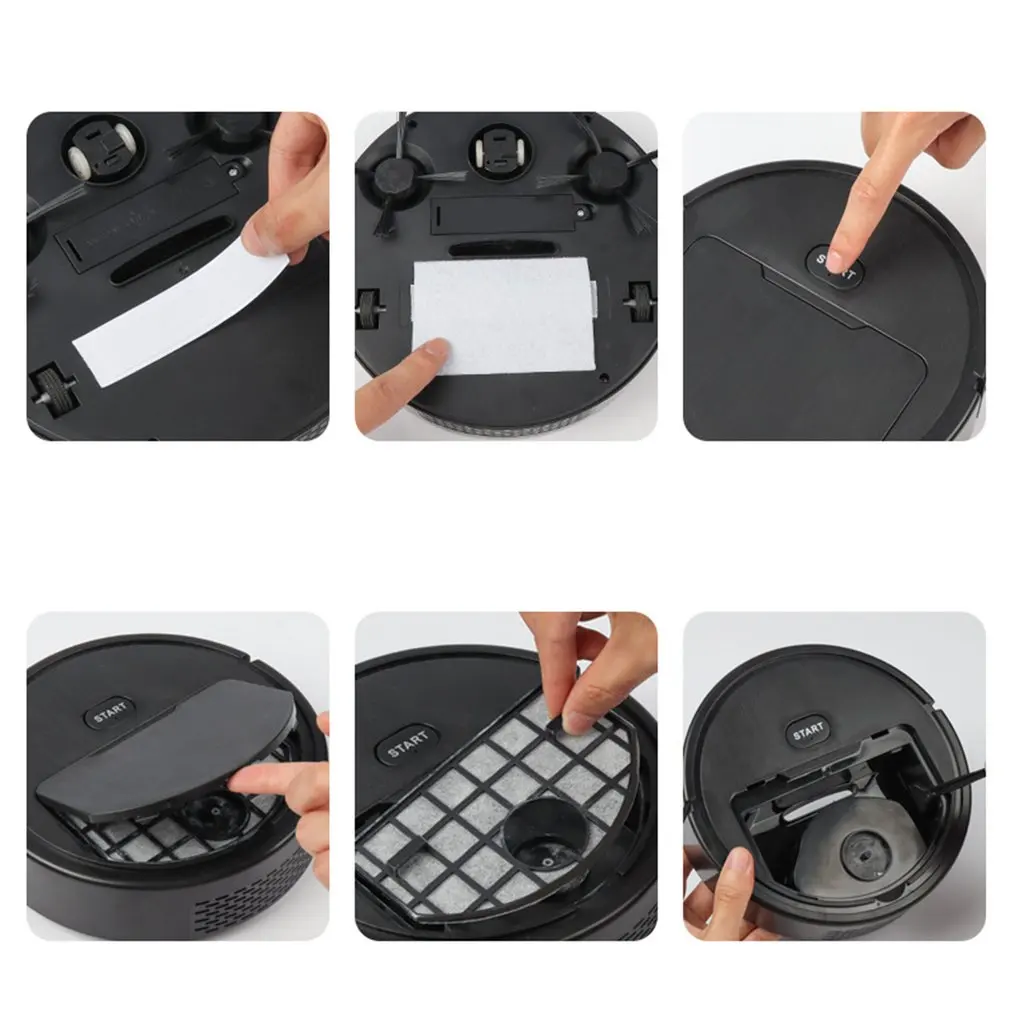 Smart Robot 3-In-1 Wireless Robotic Vacuum Cleaner Dry Wet Cleaning Machine Charging Intelligent Vacuum Robot