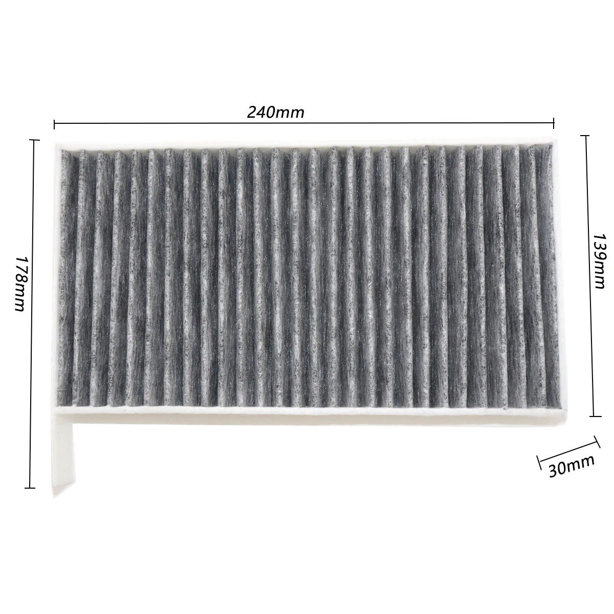 2Pcs Cabin Air Filter For Tesla Model 3 5YJ3 EV 2018- Model Y 5YJY EV 2021- 1107681-00-A 1107681-00-B 110768100C Car Accessories