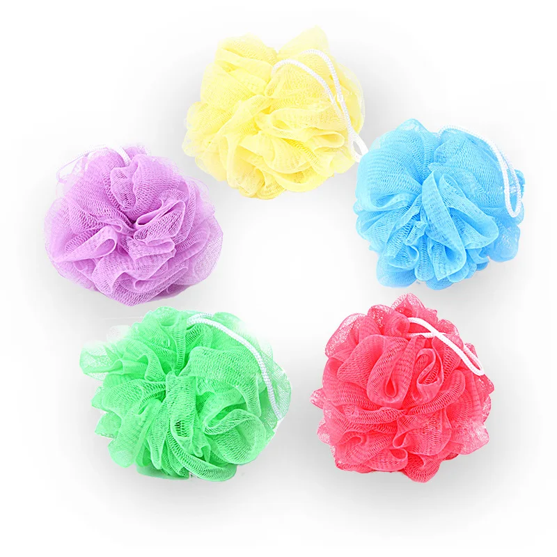 Multicolour Bath Ball Bath Tubs Cool Ball Bath Towel Scrubber Body Exfoliating Shower Ball for Body Loofah Massage Cleaning Tool