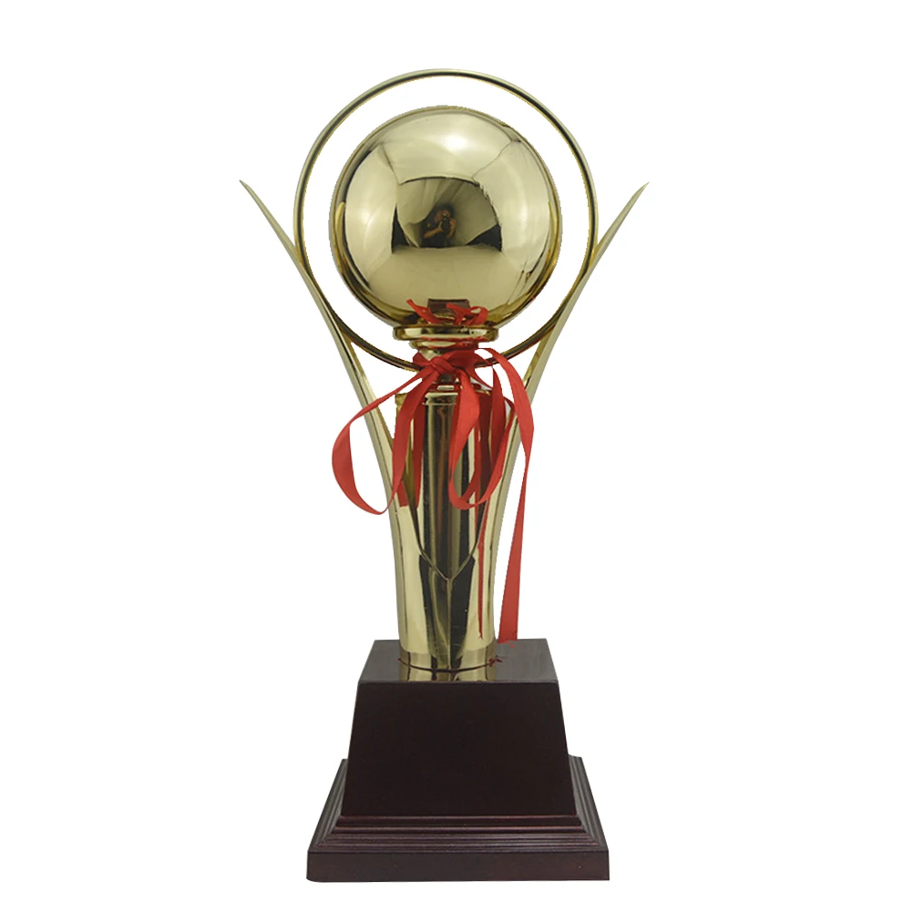 1pc Trophy Creative 28.5cm Student Practical Reward Award Cup Metal Trophy for Competition Sport Game