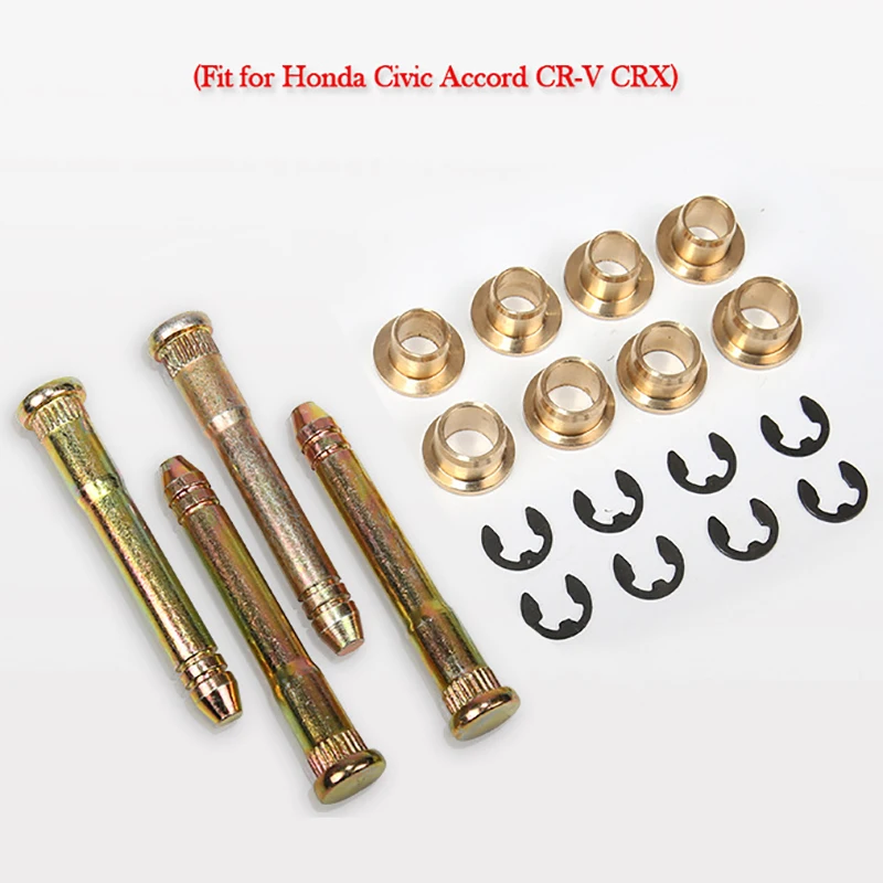 Car Door Hinge Pins Pin Bushing Repair Kit Fit for Honda Civic Accord Cr-V Crx Ek Eg